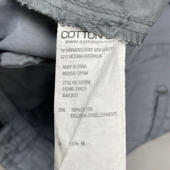 Brunswick Men’s Chino Shorts Gray Summer Casual Preppy-32 - Picture 5 of 7